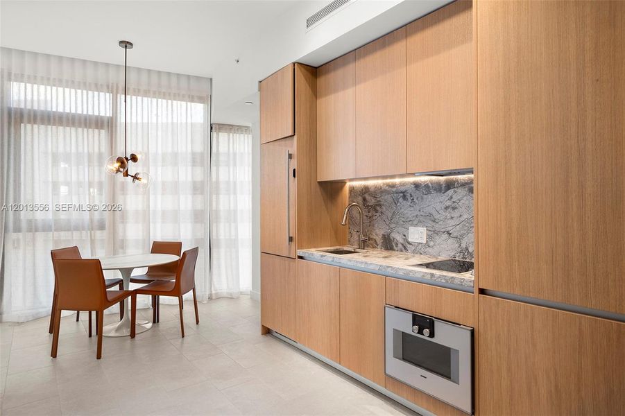 Furnished interior view inside a new home in , Miami Beach (Image 7).