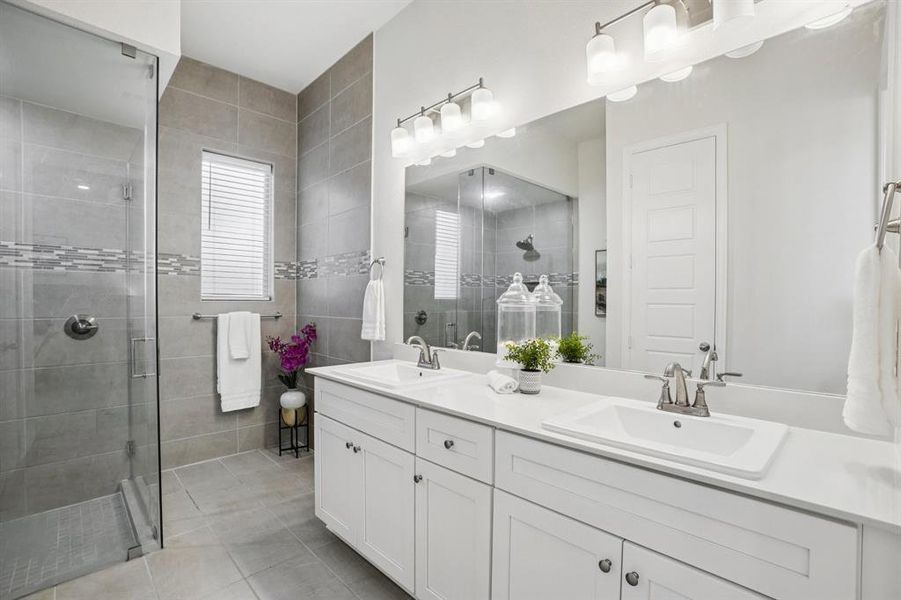 Furnished interior view inside a new home in , Plano (Image 11). Furnished interior view inside a new home in , Plano (Image 11).