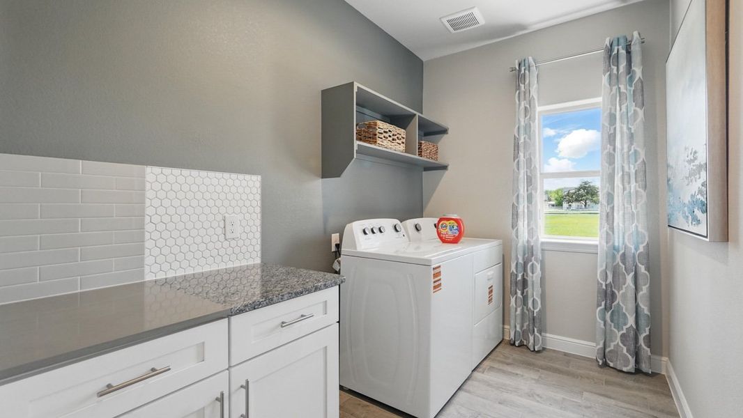 Furnished interior view inside a new home in Eden Ranch, Arlington (Image 35).