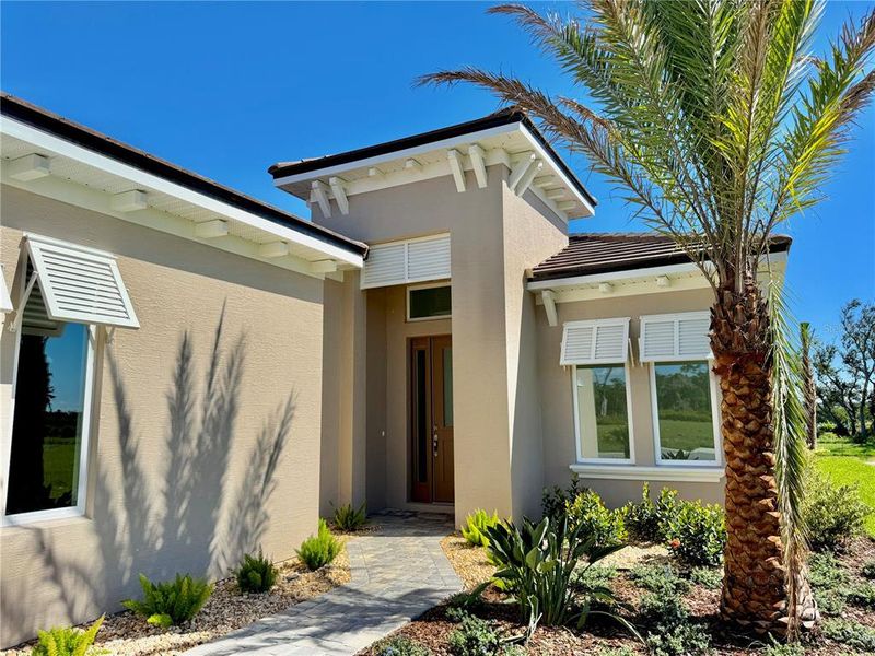 Exterior details and patio area of a home in Veranda Bay, Flagler Beach (Image 27).