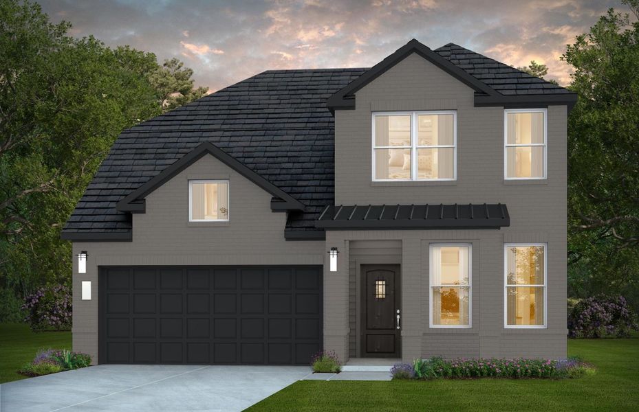 Representative exterior photo of a completed home built from the Idalou by Pulte Homes in Montgomery Bend, Montgomery, TX (Image 16). Representative exterior photo of a completed home built from the Idalou by Pulte Homes in Montgomery Bend, Montgomery, TX (Image 16).