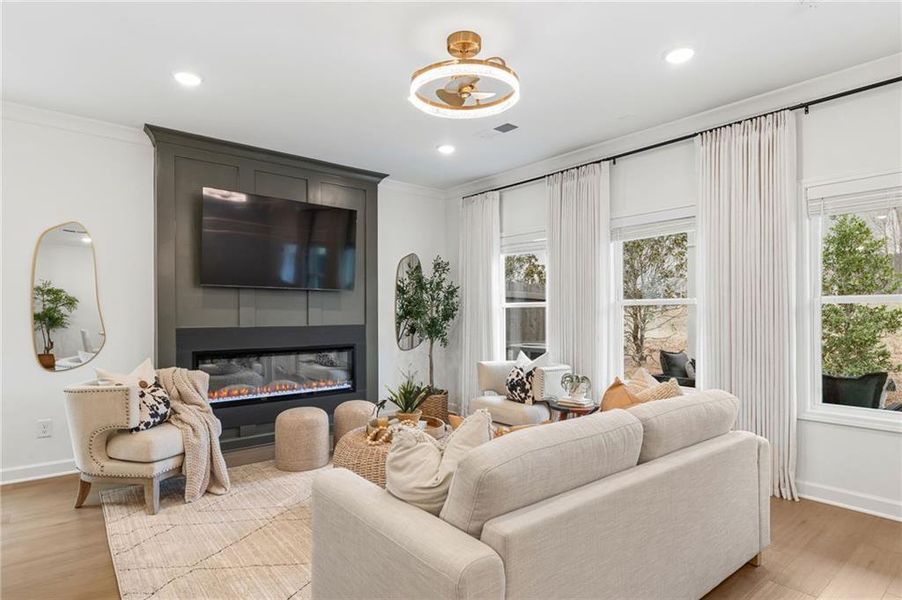 Furnished interior view inside a new home in Wilkins Walk, Mableton (Image 4).