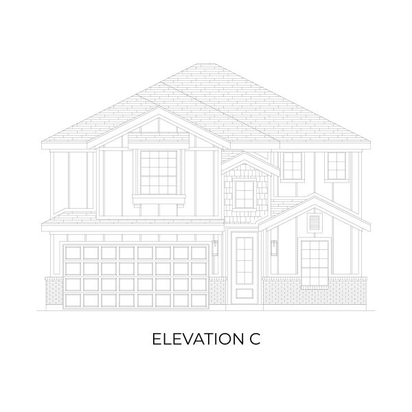 Representative rendering of the exterior for the Ford FS by First Texas Homes (Image 15).
