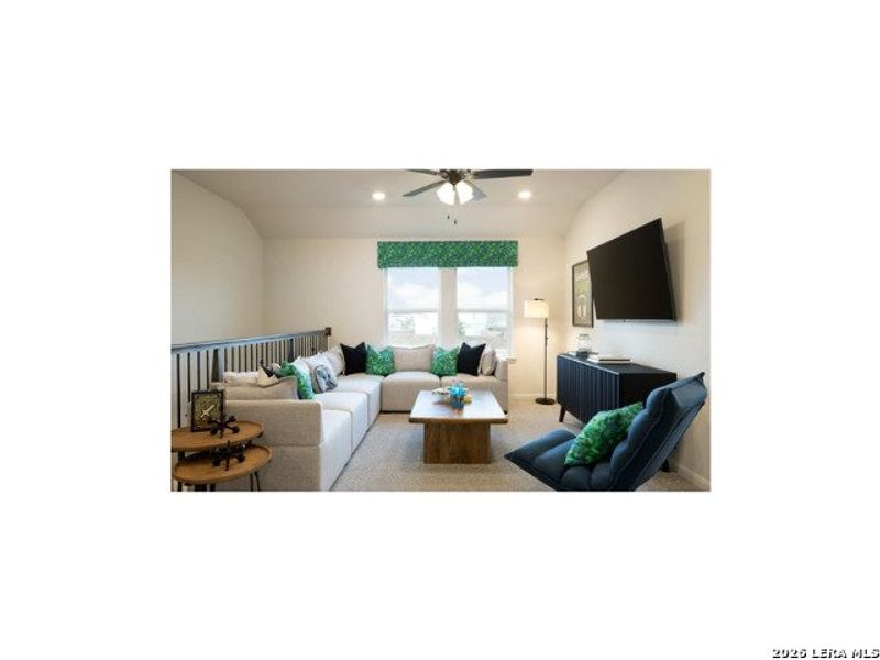 Furnished interior view inside a new home in Comanche Ridge, San Antonio (Image 5).