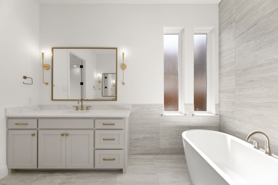 Furnished interior view inside a new home in Mosaic – 70′ Lots, Celina (Image 13).