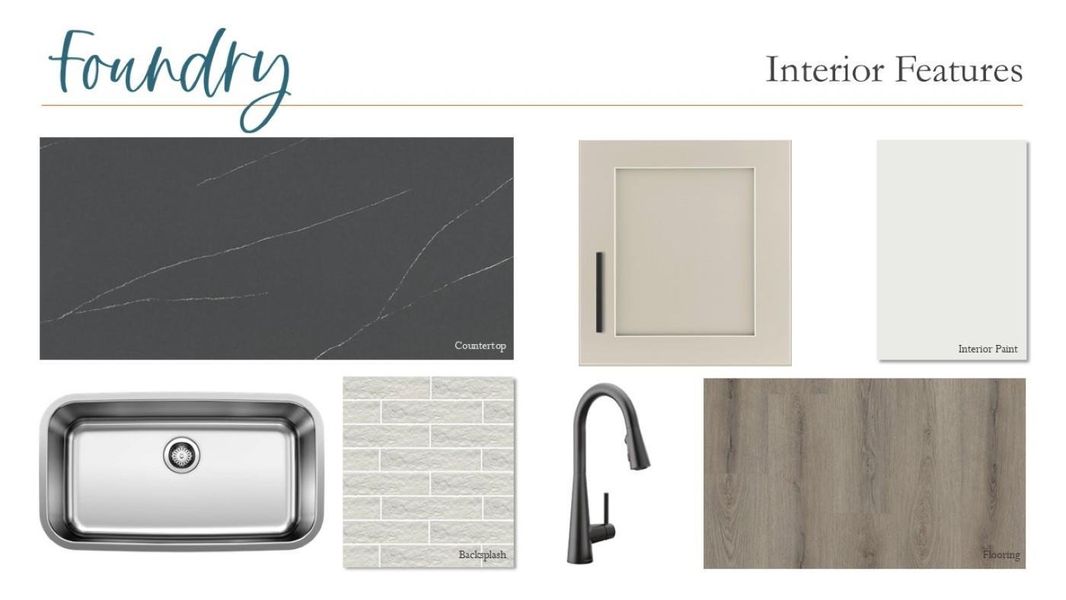 Sample of building materials used in homes in Cedar Pointe, Crosby (Image 20).