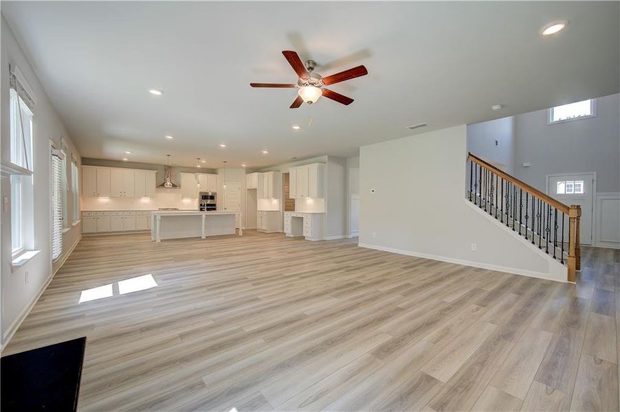 Spacious, unfurnished interior of a new home in Grandview at Millers Mill, Stockbridge (Image 21).