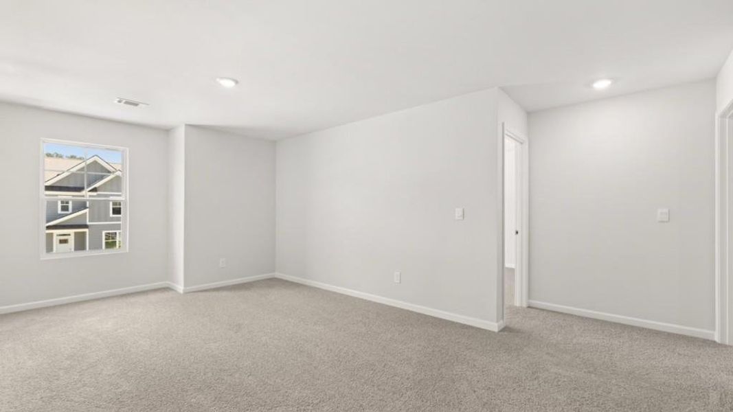 Spacious, unfurnished interior of a new home in Hamptons at Riverwood South, Dallas (Image 30). Spacious, unfurnished interior of a new home in Hamptons at Riverwood South, Dallas (Image 30).