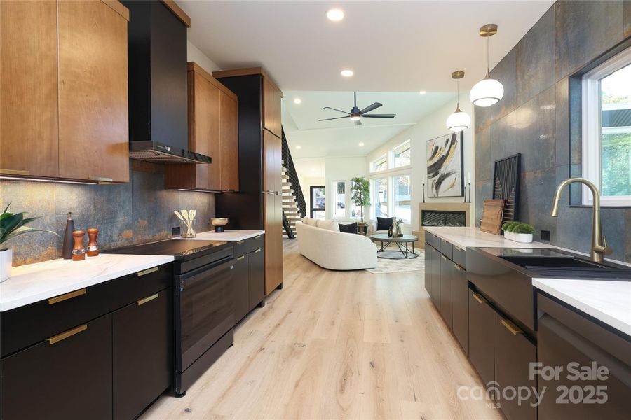 Furnished interior view inside a new home in , Charlotte (Image 8).