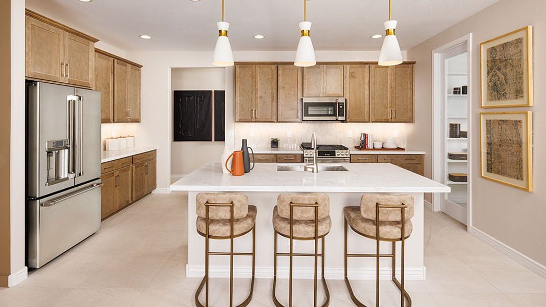 Representative furnished interior of a home built from the Regal by Taylor Morrison in Ladera Trails, Peoria (Image 7).