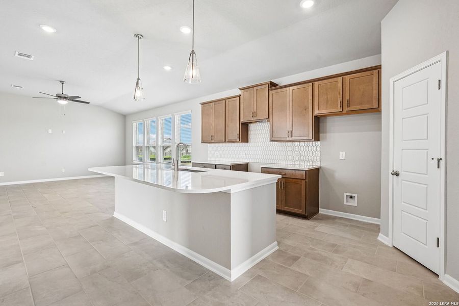 Furnished interior view inside a new home in Kallison Ranch, San Antonio (Image 9).