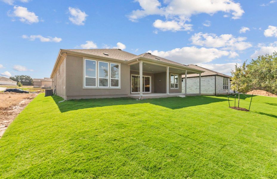 Exterior details and patio area of a home in Sun City Texas, Georgetown (Image 2). Exterior details and patio area of a home in Sun City Texas, Georgetown (Image 2).