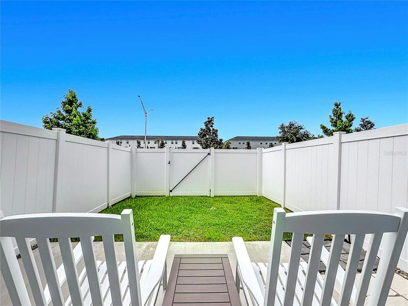 Exterior details and patio area of a home in , Bradenton (Image 22).