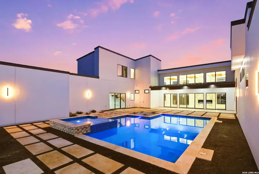 Exterior details and patio area of a home in , San Antonio (Image 41).