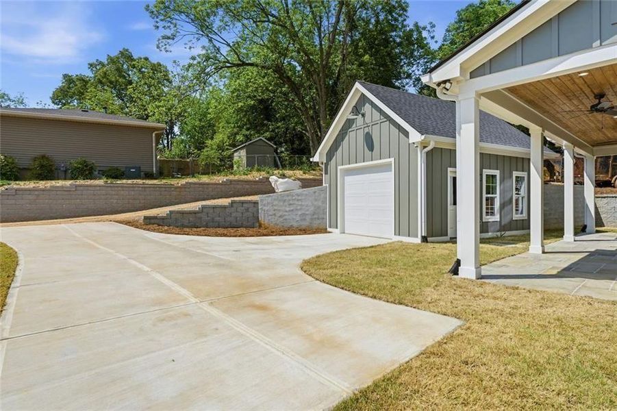 Exterior details and patio area of a home in , Ball Ground (Image 31).