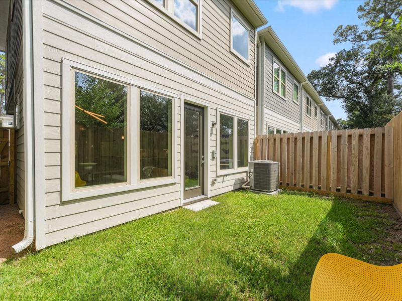 Exterior details and patio area of a home in , Houston (Image 3). Exterior details and patio area of a home in , Houston (Image 3).