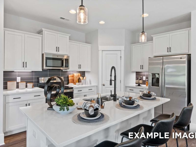Representative furnished interior of a home built from the The Franklin C by Davidson Homes LLC in Retreat at North Main, Lillington (Image 13).