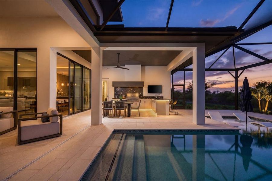 Exterior details and patio area of a home in , Sarasota (Image 18).