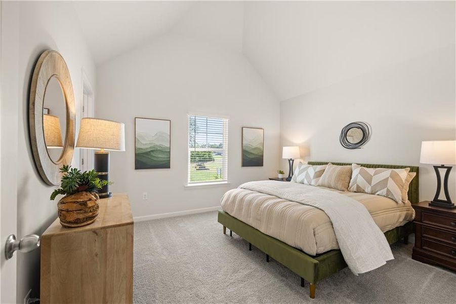 Furnished interior view inside a new home in Kingsmere Estates, Loganville (Image 17).