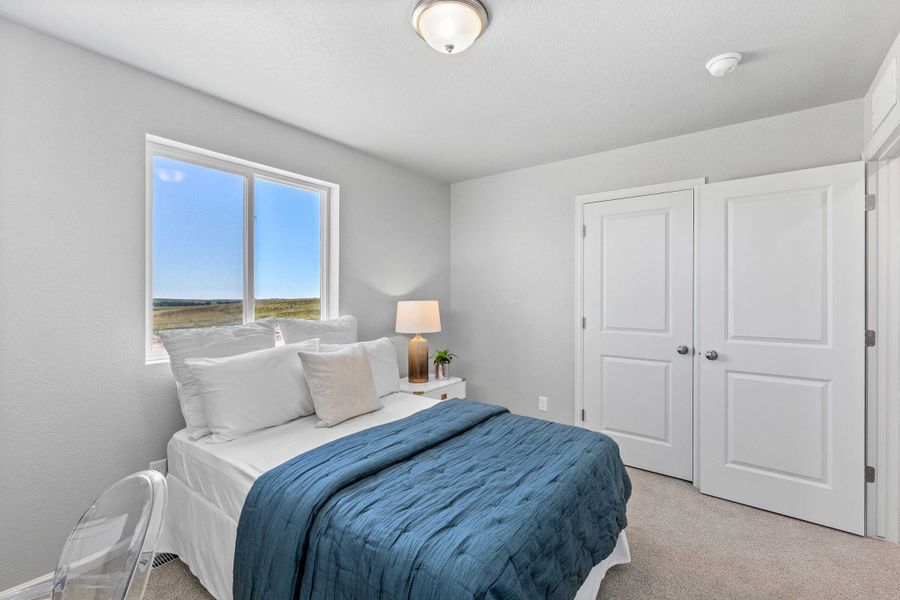 Furnished interior view inside a new home in Banning Lewis Ranch - New Homes Colorado Springs, Colorado Springs (Image 27). Furnished interior view inside a new home in Banning Lewis Ranch - New Homes Colorado Springs, Colorado Springs (Image 27).