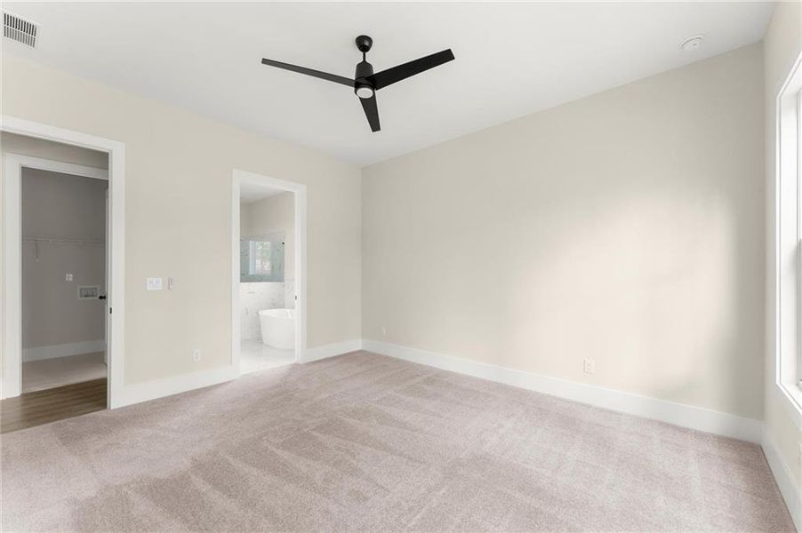 Spacious, unfurnished interior of a new home in Hillgrove Preserve, Powder Springs (Image 25). Spacious, unfurnished interior of a new home in Hillgrove Preserve, Powder Springs (Image 25).
