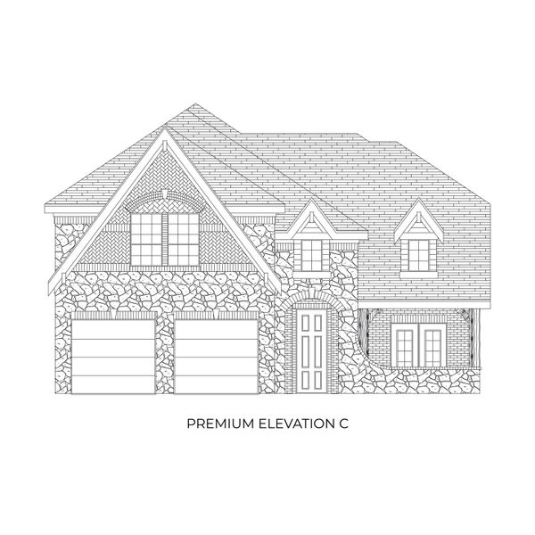 Representative exterior photo of a completed home built from the Cooper F by First Texas Homes in Grayhawk Addition, Forney, TX (Image 16). Representative exterior photo of a completed home built from the Cooper F by First Texas Homes in Grayhawk Addition, Forney, TX (Image 16).