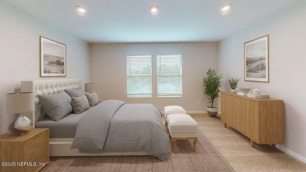 Furnished interior view inside a new home in Egret Creek, Jacksonville (Image 12).