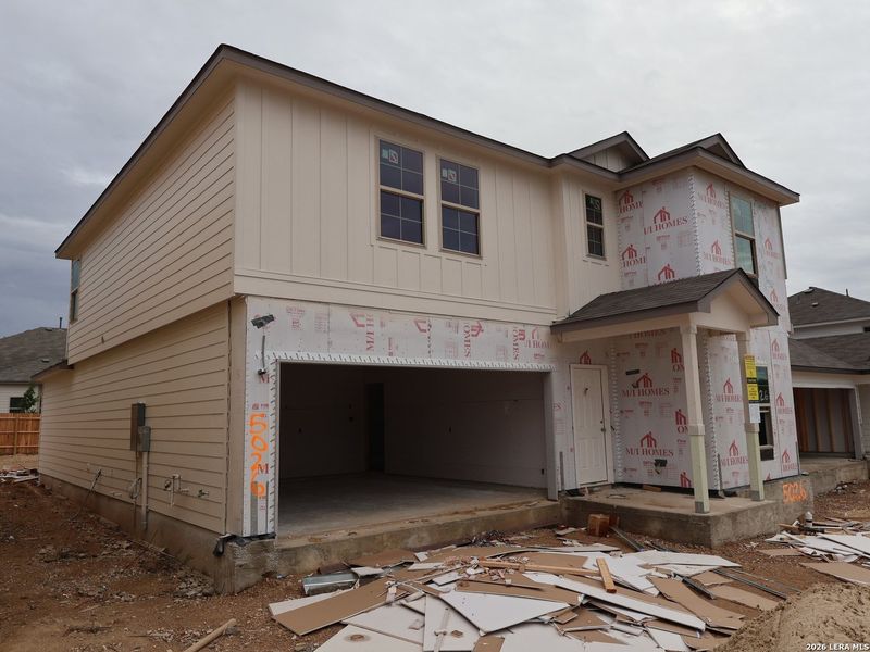 In-progress construction of a new home in Agave, San Antonio, TX (Image 30).
