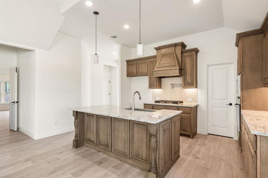 Furnished interior view inside a new home in Meadow Vista 60-65, Anna (Image 7). Furnished interior view inside a new home in Meadow Vista 60-65, Anna (Image 7).