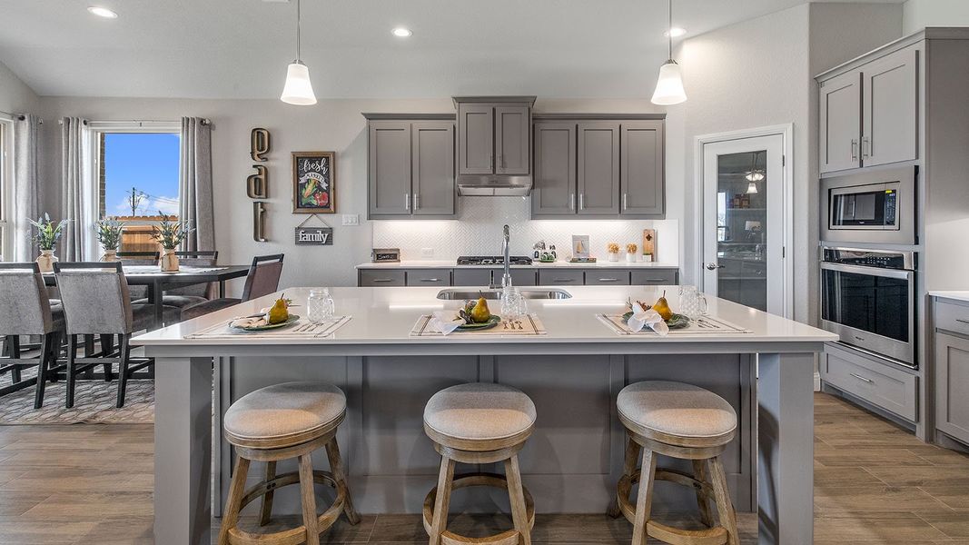 Furnished interior view inside a new home in Lakeview Pointe, Midlothian (Image 5).