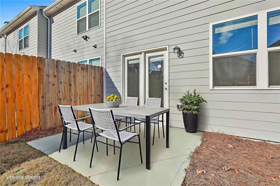 Exterior details and patio area of a home in , Palmetto (Image 21). Exterior details and patio area of a home in , Palmetto (Image 21).