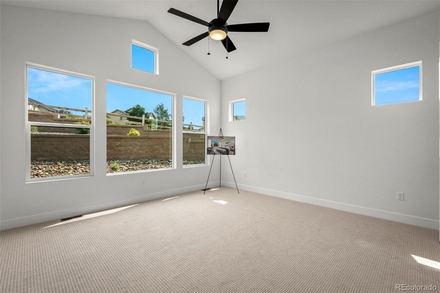 Spacious, unfurnished interior of a new home in Cloverleaf - Pinnacle Collection, Monument (Image 22).