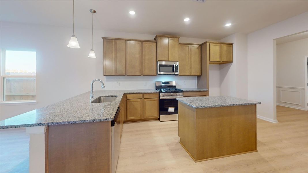 The Cardinal II- Kitchen with Island