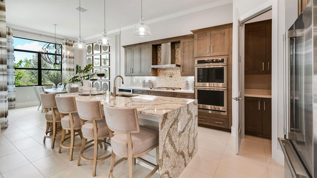 Furnished interior view inside a new home in Mosaic, Port St. Lucie (Image 9). Furnished interior view inside a new home in Mosaic, Port St. Lucie (Image 9).