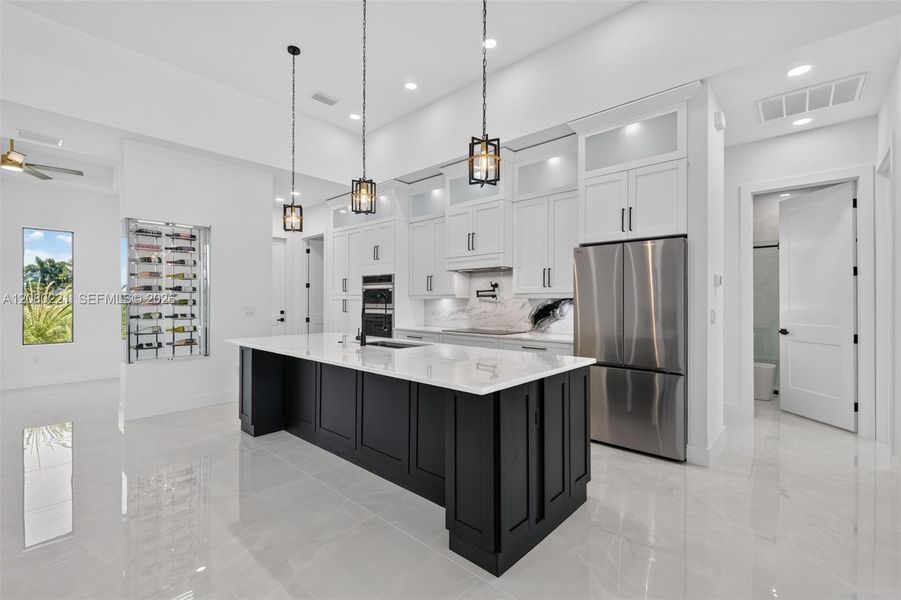 Furnished interior view inside a new home in , Cape Coral (Image 51).