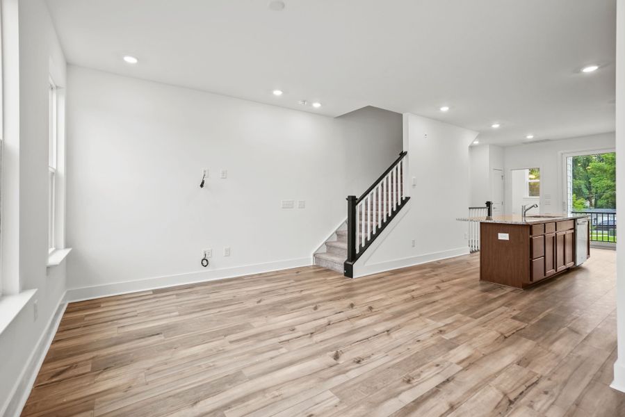 Spacious, unfurnished interior of a new home in West End Heights, Charlotte (Image 22). Spacious, unfurnished interior of a new home in West End Heights, Charlotte (Image 22).