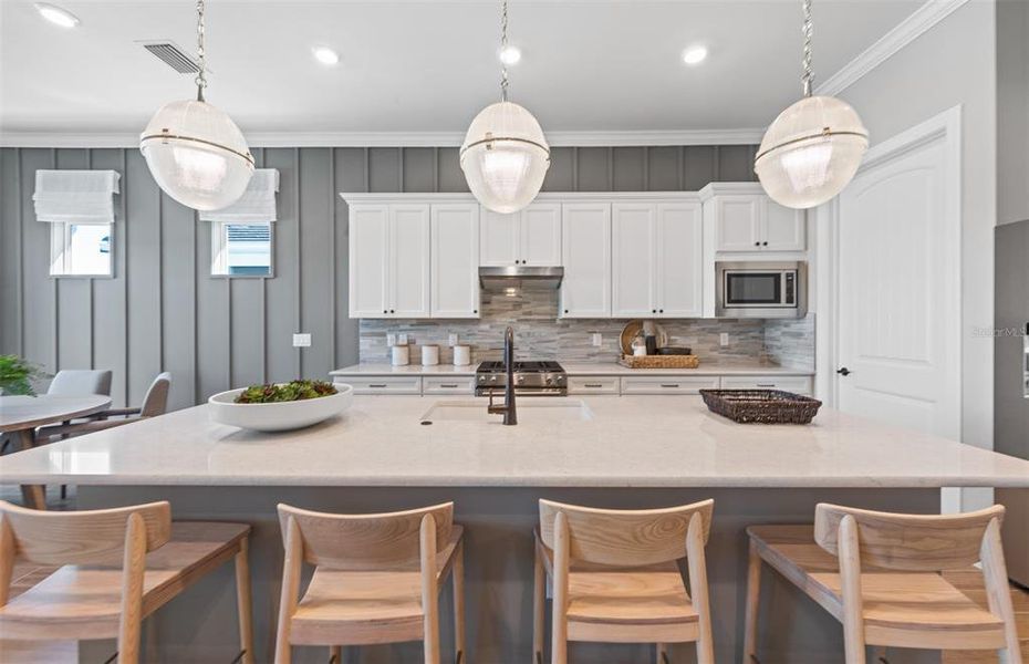 Furnished interior view inside a new home in BeachWalk by Manasota Key, Englewood (Image 15).
