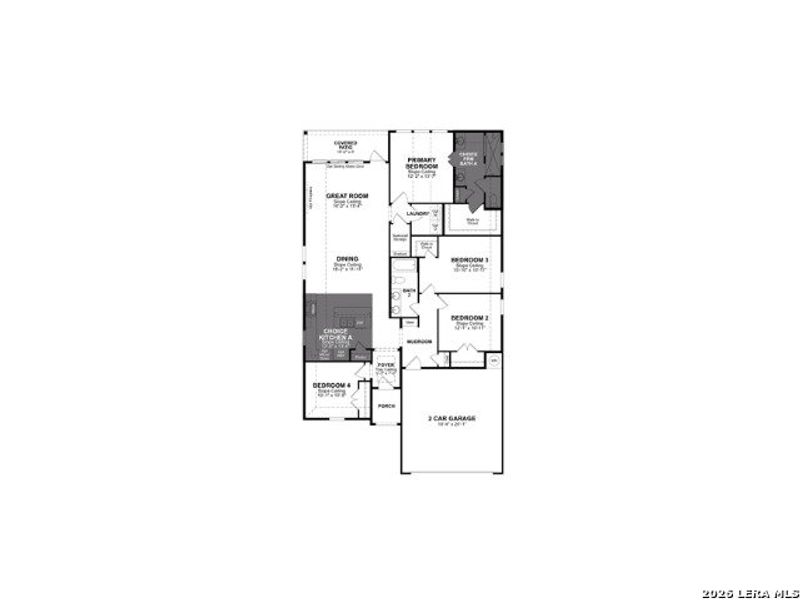 2D floor plan layout of this home in Venado Crossing, Cibolo, TX (Image 2). 2D floor plan layout of this home in Venado Crossing, Cibolo, TX (Image 2).