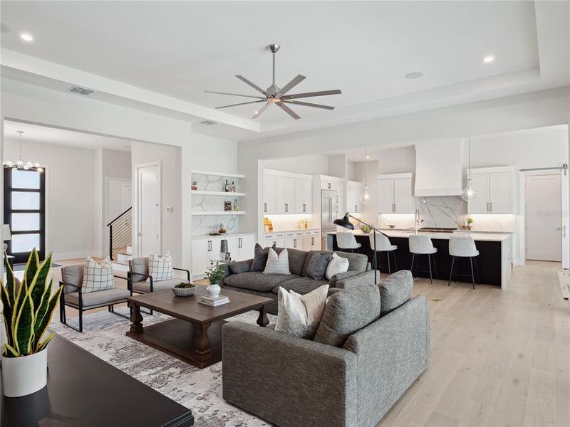 Furnished interior view inside a new home in Lake Sheen Sound, Orlando (Image 34).