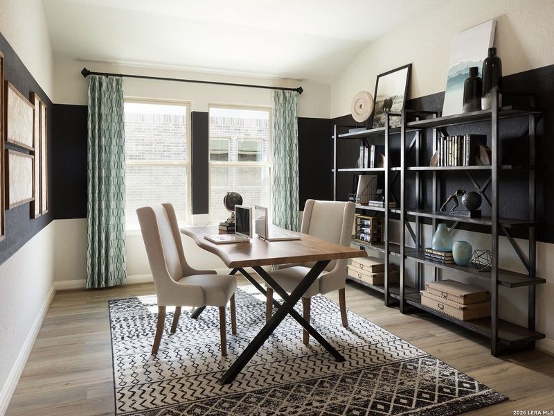 Furnished interior view inside a new home in Legendary Trails - Classic Series, Cibolo (Image 7).
