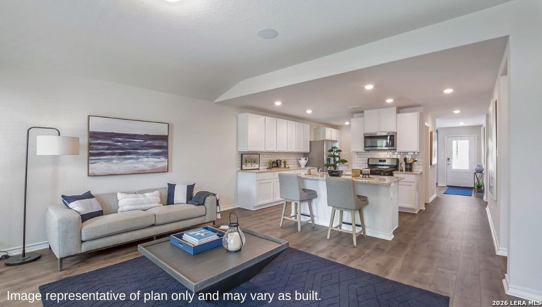 Furnished interior view inside a new home in Steele Creek, Cibolo (Image 14).