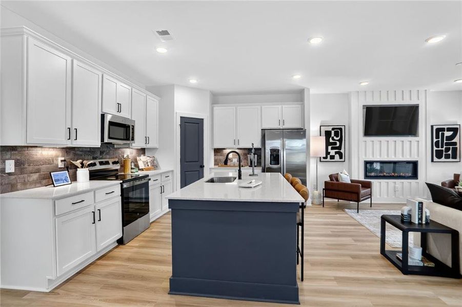 Furnished interior view inside a new home in Governors Parc, Kennesaw (Image 6).