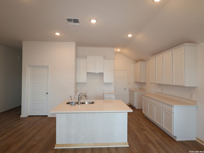 Furnished interior view inside a new home in Hunters Ranch, San Antonio (Image 7).