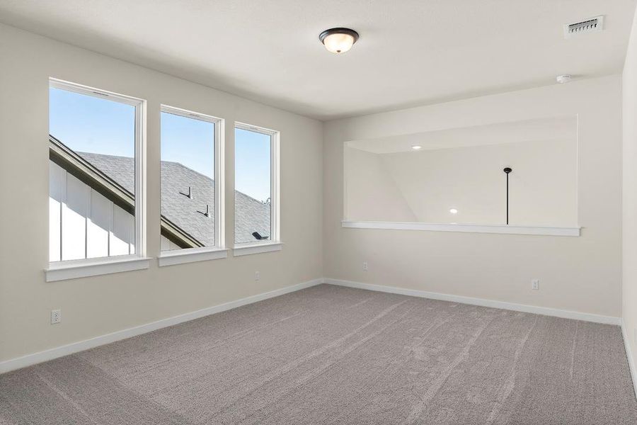 Spacious, unfurnished interior of a new home in Terrace Collection at Heritage, Dripping Springs (Image 28). Spacious, unfurnished interior of a new home in Terrace Collection at Heritage, Dripping Springs (Image 28).