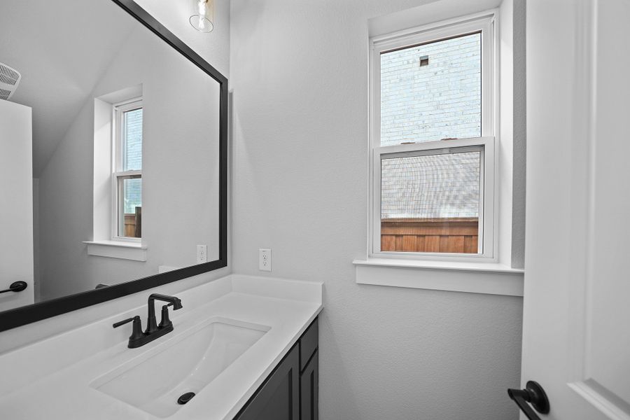 Furnished interior view inside a new home in Fields - 40' Lots, Frisco (Image 4). Furnished interior view inside a new home in Fields - 40' Lots, Frisco (Image 4).