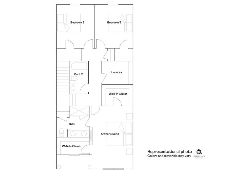2D floor plan layout of this home in Cannon Village, York, SC (Image 5). 2D floor plan layout of this home in Cannon Village, York, SC (Image 5).
