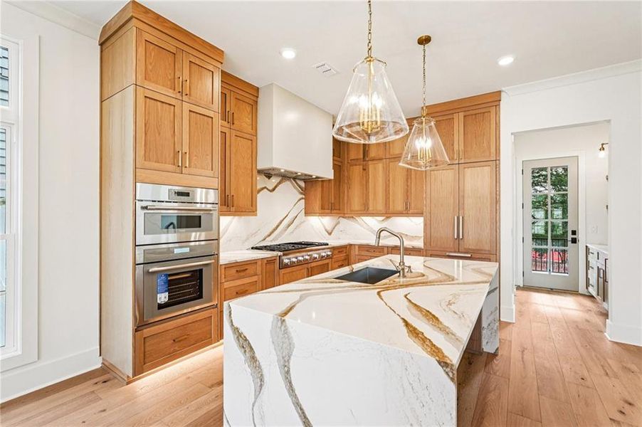 Furnished interior view inside a new home in Park Walke, Alpharetta (Image 4).