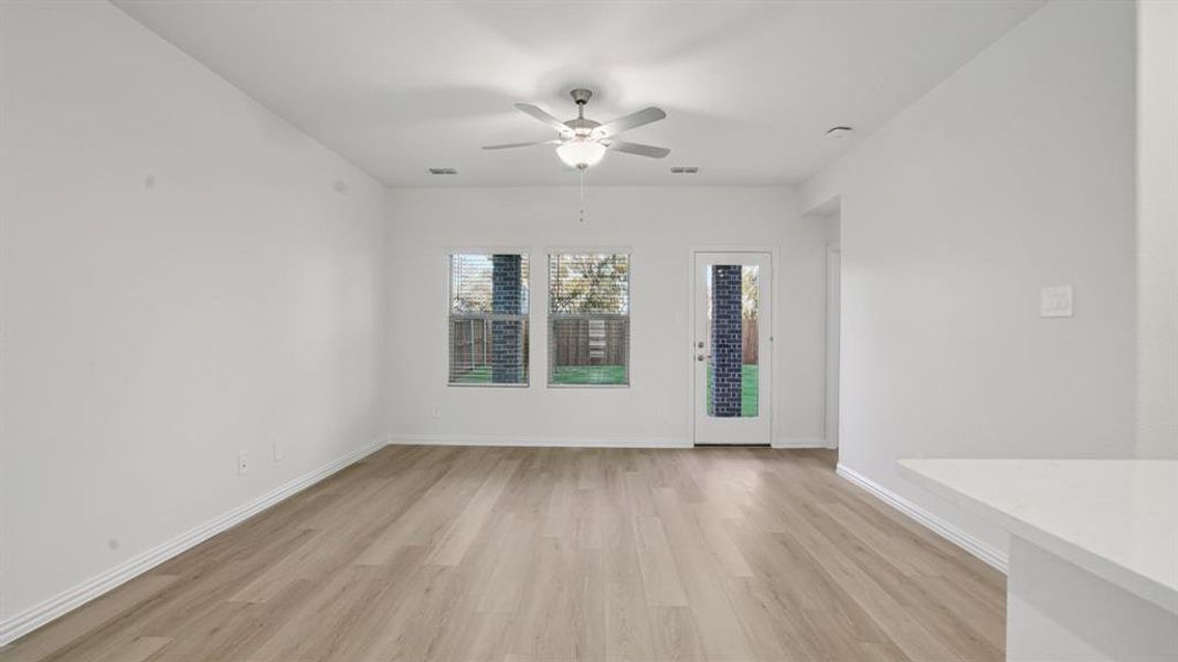 Spacious, unfurnished interior of a new home in Eastridge - Spring Series, McKinney (Image 18). Spacious, unfurnished interior of a new home in Eastridge - Spring Series, McKinney (Image 18).