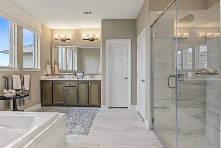 Furnished interior view inside a new home in Leonard Trails, Anna (Image 28).