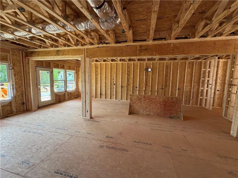 In-progress construction of a new home in Arbors at Richland Creek, Buford, GA (Image 63). In-progress construction of a new home in Arbors at Richland Creek, Buford, GA (Image 63).